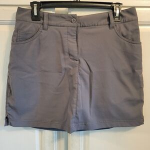 Slazenger Gray Moisture-Wicking Athletic Skort